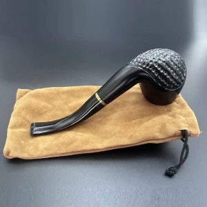 Natural Black Ebony Wood Pipe – Handcrafted Classic Design