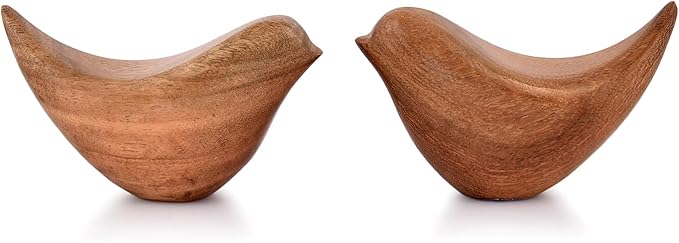Acacia Wood Bird Statues Set Acacia-Wood-Bird-Statues-Set